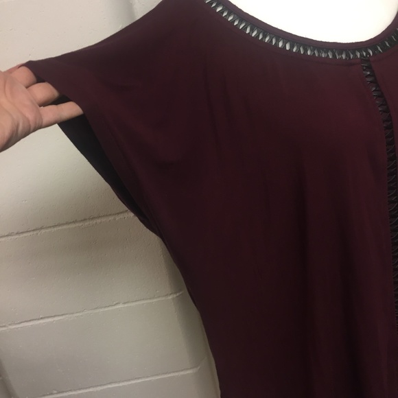 Michelstudio Women's Shirt, Bordeaux red, size 2X - Picture 7 of 8